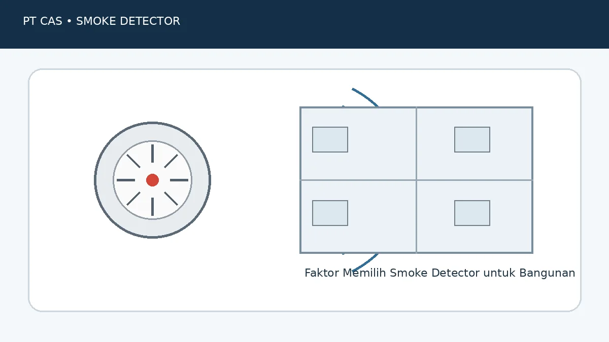 Faktor Memilih Smoke Detector untuk Bangunan