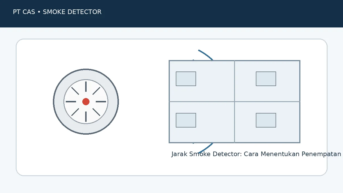 Jarak Smoke Detector: Cara Menentukan Penempatan yang Tepat