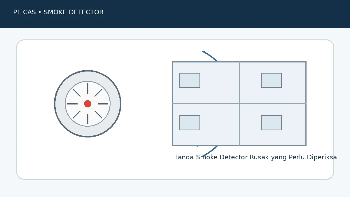 Tanda Smoke Detector Rusak yang Perlu Diperiksa Teknisi